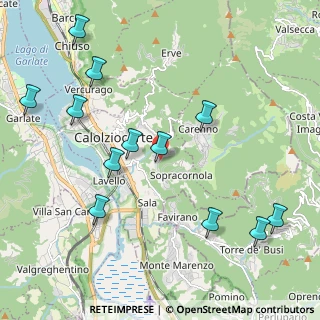 Mappa Via Sopracornola Vecchia, 23801 Calolziocorte LC, Italia (2.375)