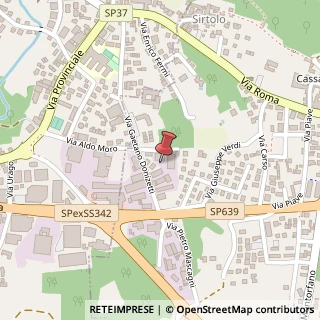Mappa Via Donizetti, 18, 22032 Albese con Cassano, Como (Lombardia)