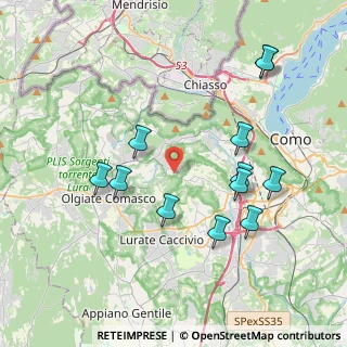 Mappa Via Leonardo da Vinci, 22020 Gironico CO, Italia (4.01333)