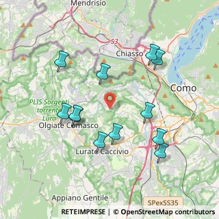 Mappa Via Leonardo da Vinci, 22020 Gironico CO, Italia (3.8625)