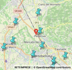 Mappa Via Luigi Daniel, 31044 Montebelluna TV, Italia (2.88909)