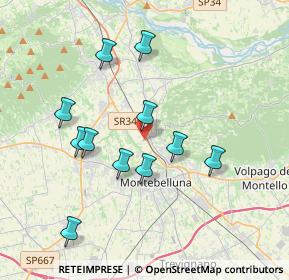 Mappa Via Luigi Daniel, 31044 Montebelluna TV, Italia (3.52818)