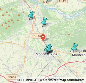 Mappa Via Luigi Daniel, 31044 Montebelluna TV, Italia (4.67364)