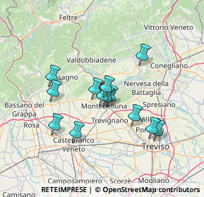 Mappa Via Luigi Daniel, 31044 Montebelluna TV, Italia (11.20769)