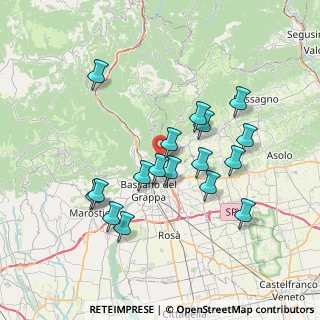 Mappa Via Carlessi, 36060 Romano D'ezzelino VI, Italia (6.79353)