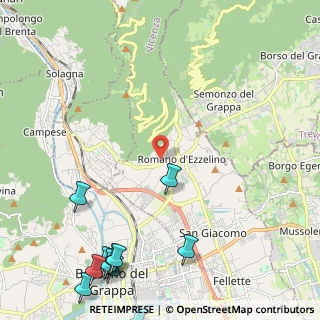Mappa Via Carlessi, 36060 Romano D'ezzelino VI, Italia (3.33)