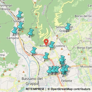 Mappa Via Carlessi, 36060 Romano D'ezzelino VI, Italia (2.46938)