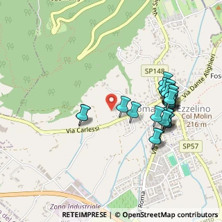 Mappa Via Carlessi, 36060 Romano D'ezzelino VI, Italia (0.45714)