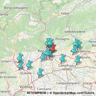 Mappa Via Carlessi, 36060 Romano D'ezzelino VI, Italia (13.45588)