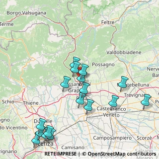 Mappa Via Carlessi, 36060 Romano D'ezzelino VI, Italia (18.38235)
