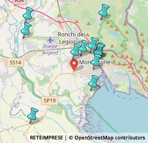 Mappa Via S. Giorgio, 34079 Staranzano GO, Italia (3.71583)