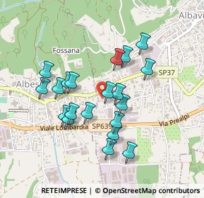 Mappa Via Fontana, 22031 Albavilla CO, Italia (0.399)