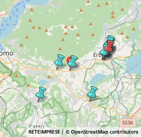 Mappa Via Fontana, 22031 Albavilla CO, Italia (3.67308)