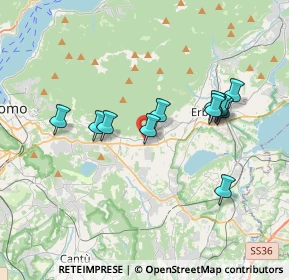 Mappa Via Fontana, 22031 Albavilla CO, Italia (3.29083)