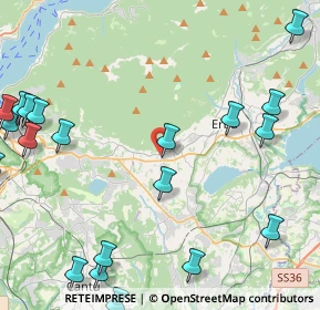 Mappa Via Fontana, 22031 Albavilla CO, Italia (6.131)