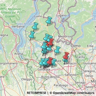 Mappa Via Gasparotto Leopoldo, 21100 Varese VA, Italia (10.6185)