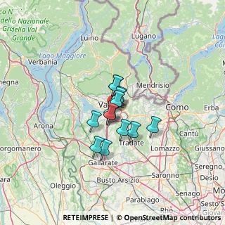 Mappa Via Gasparotto Leopoldo, 21100 Varese VA, Italia (6.99786)