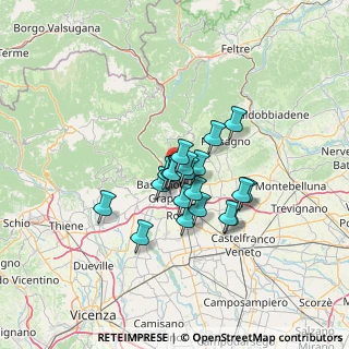 Mappa Vicolo Gianese, 36060 Romano D'ezzelino VI, Italia (9.072)