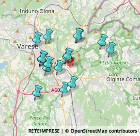 Mappa Via Fabio Filzi, 21046 Malnate VA, Italia (3.04706)