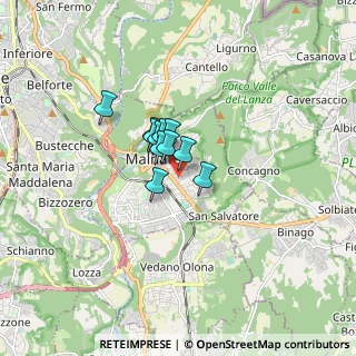 Mappa Via Fabio Filzi, 21046 Malnate VA, Italia (0.82727)
