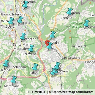 Mappa Via Benedetto Cairoli, 21046 Malnate VA, Italia (2.79875)