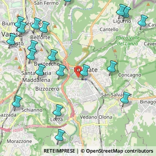 Mappa Via Benedetto Cairoli, 21046 Malnate VA, Italia (3.03)