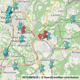 Mappa Via Benedetto Cairoli, 21046 Malnate VA, Italia (3.2055)