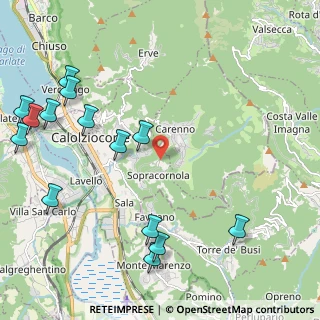 Mappa Via Nuova Per Sopracornola, 23801 Calolziocorte LC, Italia (2.78571)