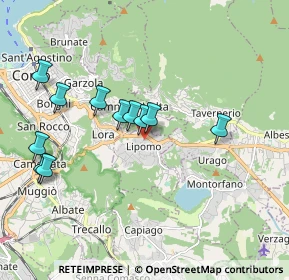 Mappa Via Provinciale, 22030 Lipomo CO, Italia (1.79273)