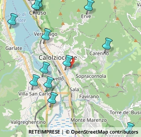 Mappa Via alla Cascata, 23801 Calolziocorte LC, Italia (2.64)