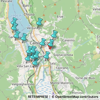 Mappa Via alla Cascata, 23801 Calolziocorte LC, Italia (1.93933)