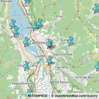 Mappa Via alla Cascata, 23801 Calolziocorte LC, Italia (3.05429)