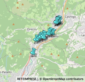 Mappa Via Giuseppe Mazzini, 24025 Gazzaniga BG, Italia (1.00941)