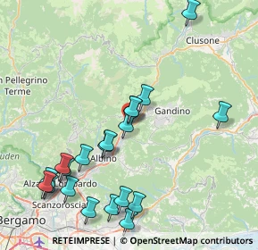 Mappa Via Giuseppe Mazzini, 24025 Gazzaniga BG, Italia (9.0515)