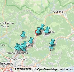 Mappa Via Giuseppe Mazzini, 24025 Gazzaniga BG, Italia (5.83)