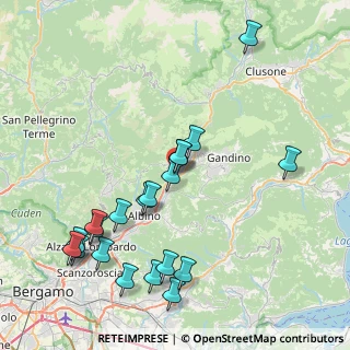 Mappa Via Gelmi, 24025 Gazzaniga BG, Italia (9.0515)