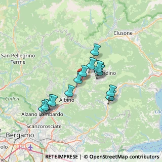 Mappa Via Gelmi, 24025 Gazzaniga BG, Italia (5.68071)