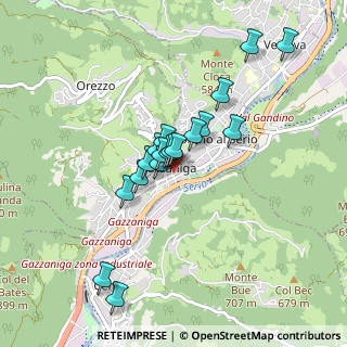 Mappa Via Gelmi, 24025 Gazzaniga BG, Italia (0.70111)