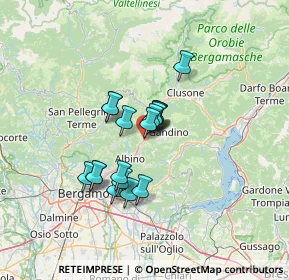 Mappa Via Giuseppe Mazzini, 24025 Gazzaniga BG, Italia (9.32556)