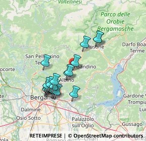 Mappa 24025 Gazzaniga BG, Italia (12.456)