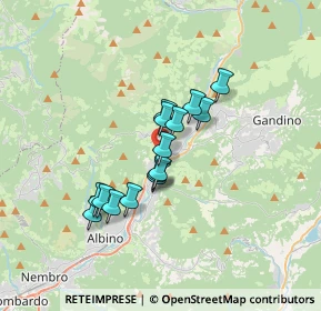 Mappa 24025 Gazzaniga BG, Italia (2.508)