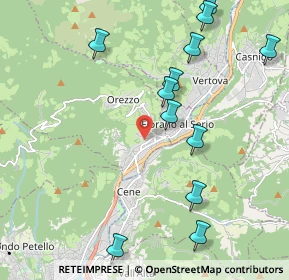 Mappa 24025 Gazzaniga BG, Italia (2.37583)