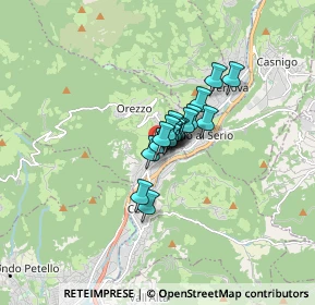 Mappa 24025 Gazzaniga BG, Italia (0.76056)