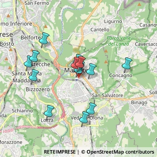 Mappa Viale Trieste, 21046 Malnate VA, Italia (1.64857)