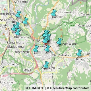 Mappa Viale Trieste, 21046 Malnate VA, Italia (1.72471)