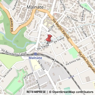 Mappa Viale Trieste, 20, 21046 Malnate, Varese (Lombardia)