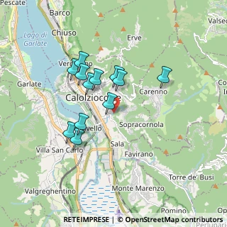 Mappa Via Serta, 23801 Calolziocorte LC, Italia (1.49167)