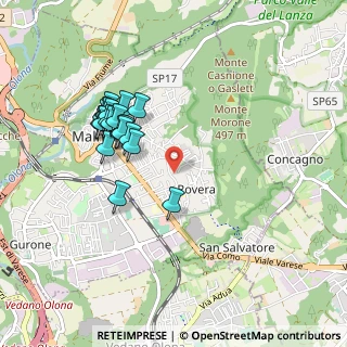 Mappa Via Montello, 21046 Malnate VA, Italia (0.875)