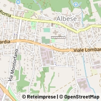 Hartă Albese con Cassano