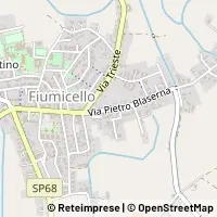 Mapa Fiumicello